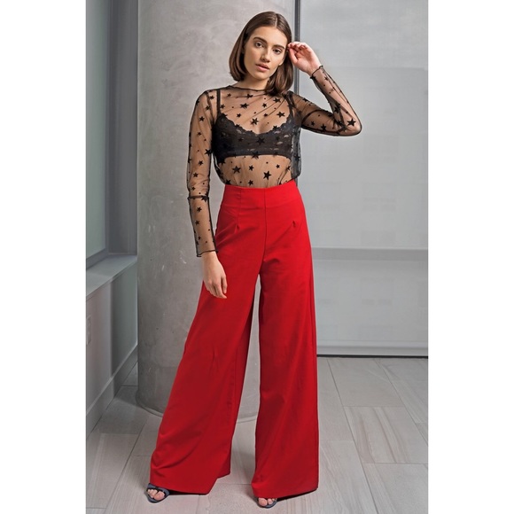 Star Sheer Long Sleeve Top - Picture 5 of 7